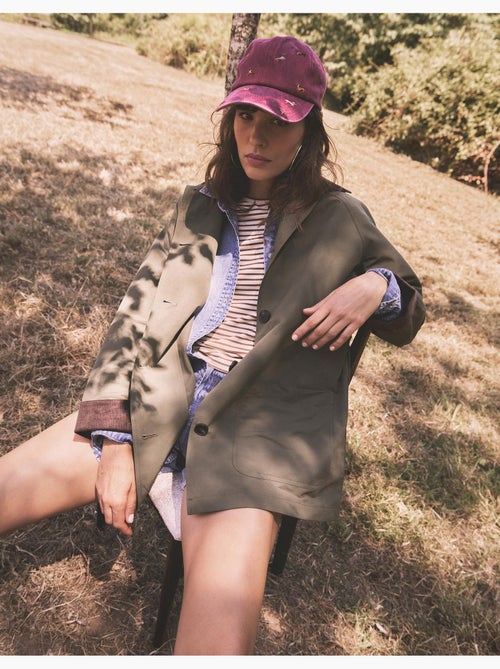 Parka avec col en velours côtelé, mo fashion - Kiabi
