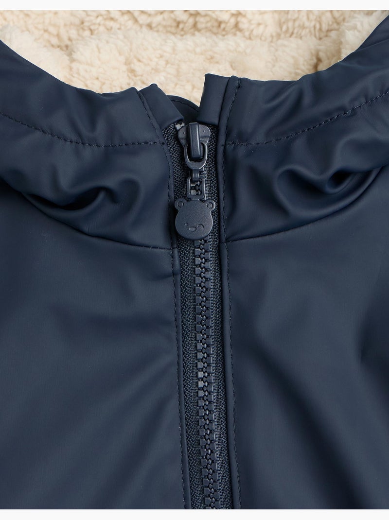 Parka avec doublure sherpa, mo fashion Bleu - Kiabi