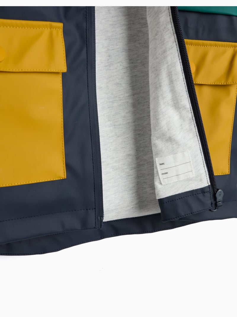 Parka caoutchoutée, MO Fashion Bleu - Kiabi