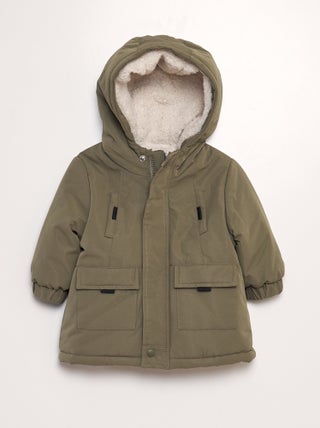 Parka chaude à capuche