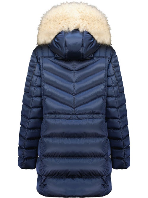 Parka cintrée à capuche fausse fourrure destineak – canadian peak - Kiabi