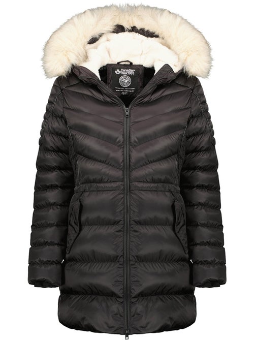 Parka cintrée à capuche fausse fourrure destineak – canadian peak - Kiabi