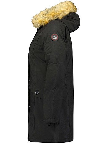Parka cintrée à capuche fausse fourrure dinastipeak – canadian peak