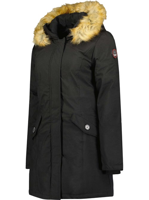 Parka cintrée à capuche fausse fourrure dinastipeak – canadian peak - Kiabi