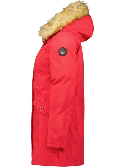 Parka cintrée à capuche fausse fourrure dinastipeak – canadian peak - Kiabi