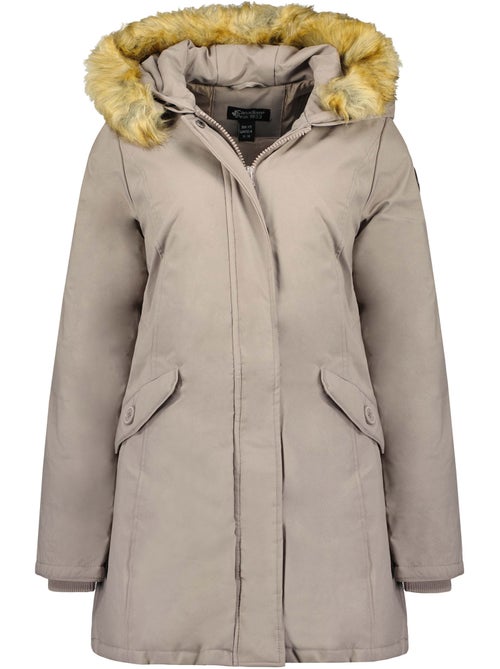 Parka cintrée à capuche fausse fourrure dinastipeak – canadian peak - Kiabi
