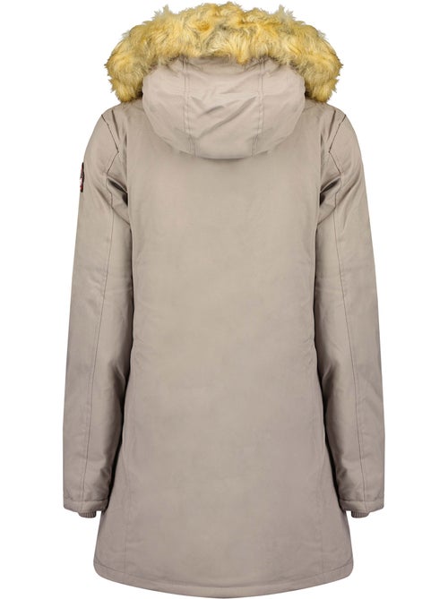 Parka cintrée à capuche fausse fourrure dinastipeak – canadian peak - Kiabi