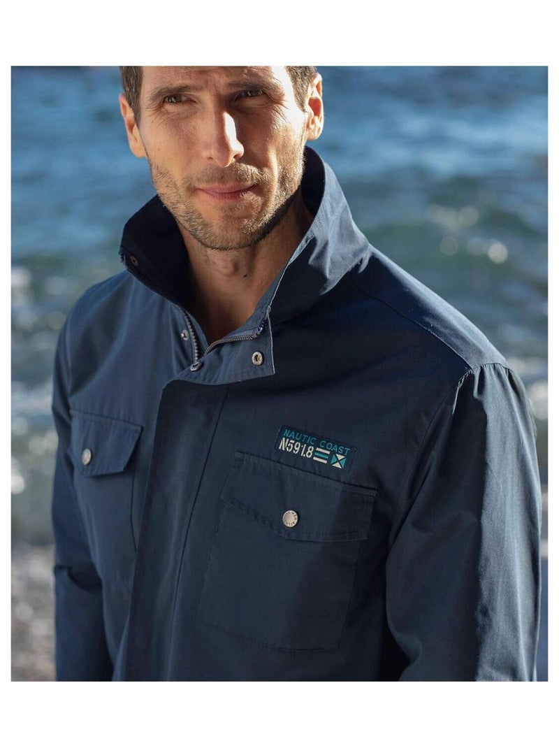 Parka Coupe-Vent Multipoche   - ATLAS FOR MEN Bleu marine - Kiabi