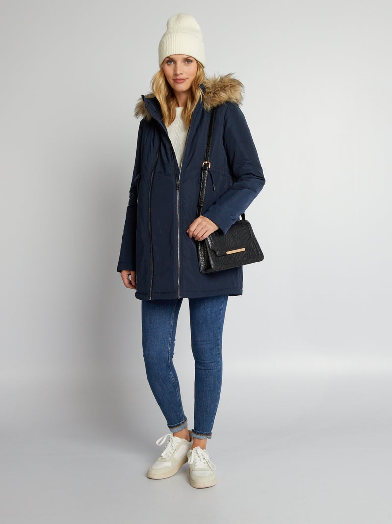 Parka de maternité 3 en 1 bleu marine - Kiabi