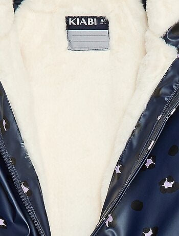 Parka déperlante à capuche entièrement doublée