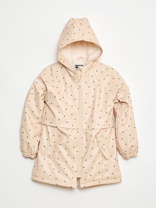 Parka déperlante à capuche entièrement doublée - Kiabi Parka déperlante à capuche entièrement doublée - Kiabi
