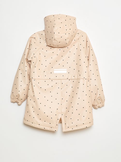 Parka déperlante à capuche entièrement doublée - Kiabi Parka déperlante à capuche entièrement doublée - Kiabi