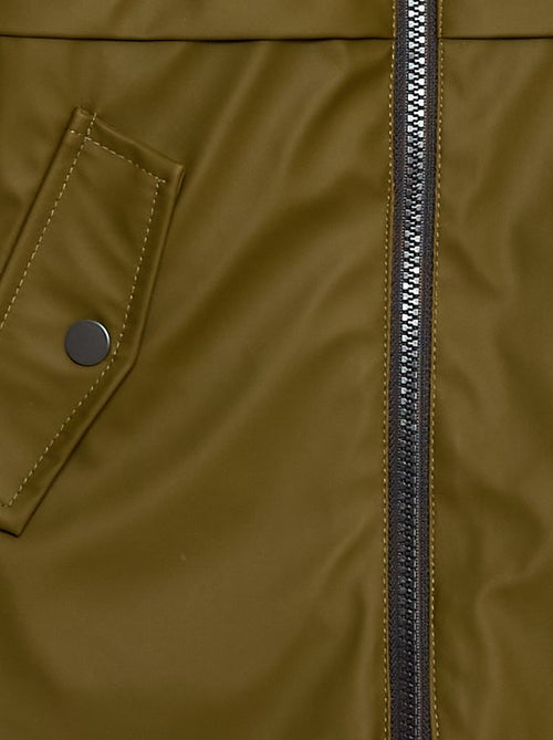 Parka déperlante à capuche moutonnée - Kiabi