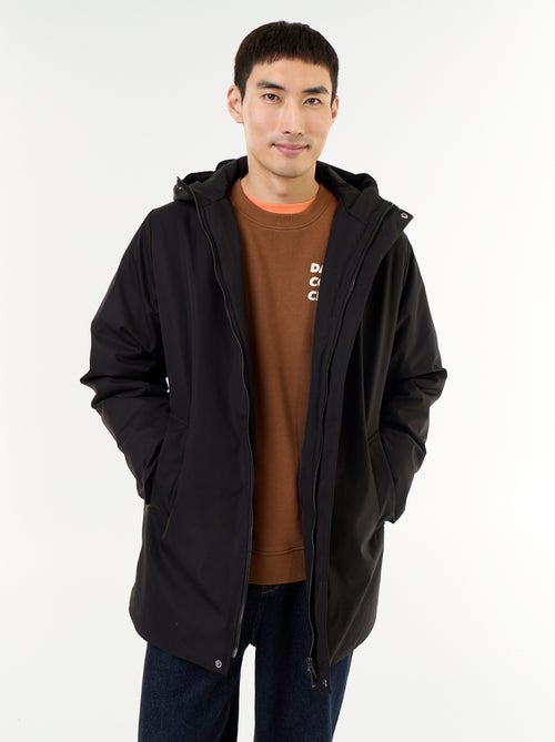 Parka déperlante à capuche - Kiabi Parka déperlante à capuche - Kiabi