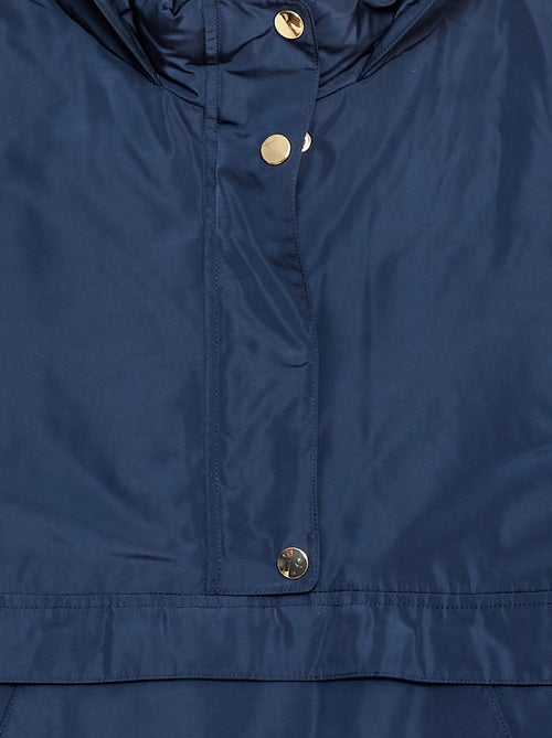 Parka déperlante avec capuche fourrée - collection facile à enfiler - Kiabi