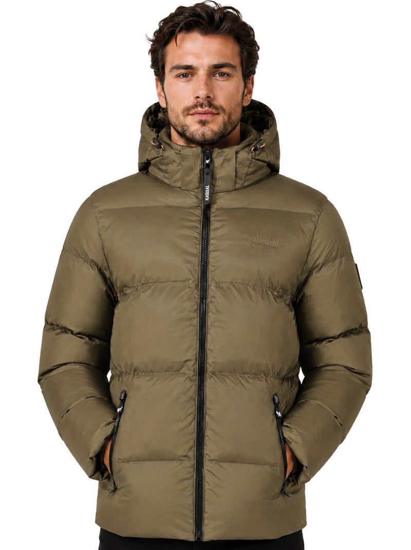 Parka d'hiver à capuche ancelooral – kaporal Kaki - Kiabi