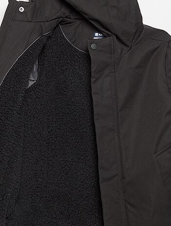 Parka doublée à capuche