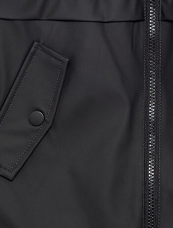 Parka doublée effet moutonné