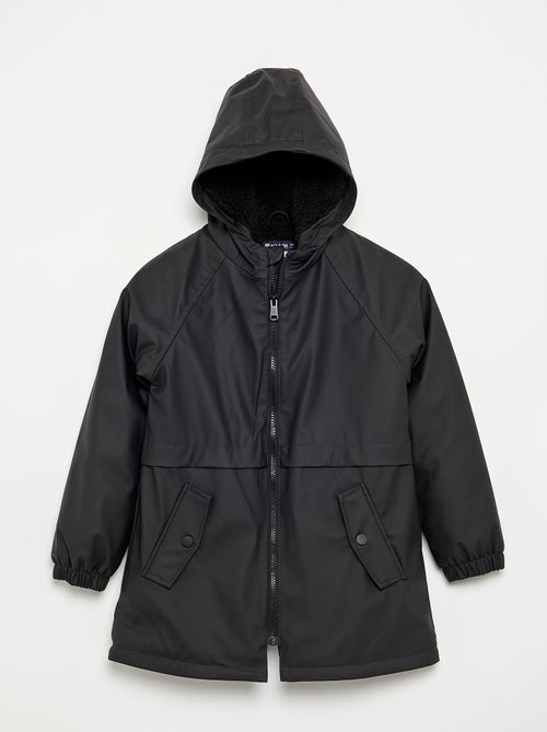 Parka doublée effet moutonné - Kiabi