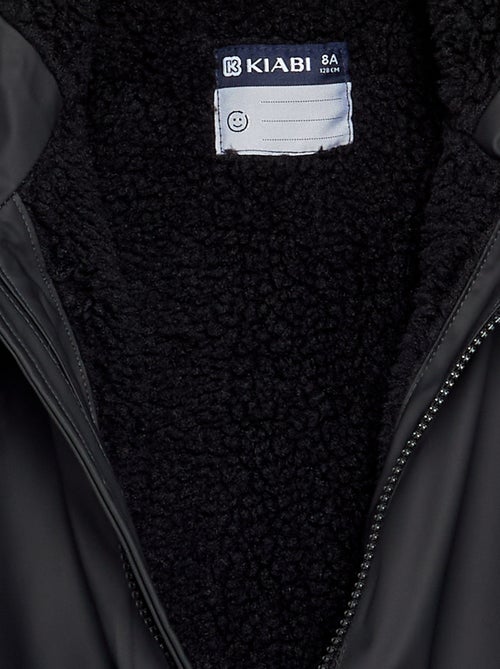 Parka doublée effet moutonné - Kiabi