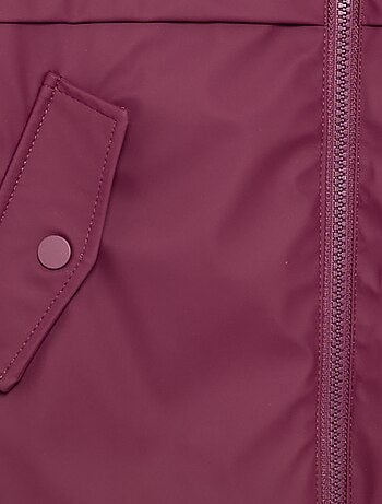 Parka doublée en fausse fourrure