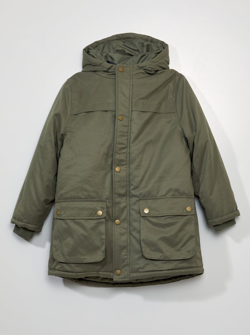 Parka + doudoune 3-en-1 Kaki - Kiabi