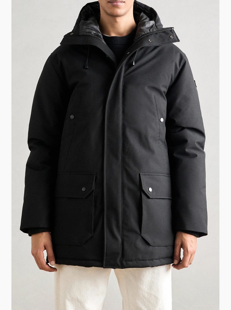 Parka Elder - Schott Noir - Kiabi