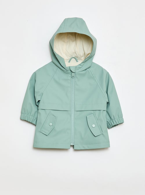 Parka en caoutchouc à capuche - Kiabi