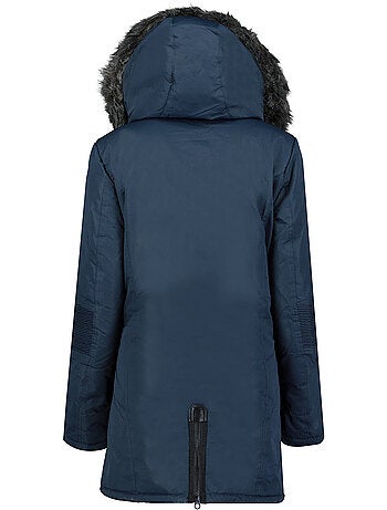 Parka épaisse à capuche fausse fourrure camilly – canadian peak