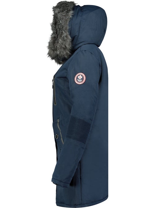 Parka épaisse à capuche fausse fourrure camilly – canadian peak - Kiabi