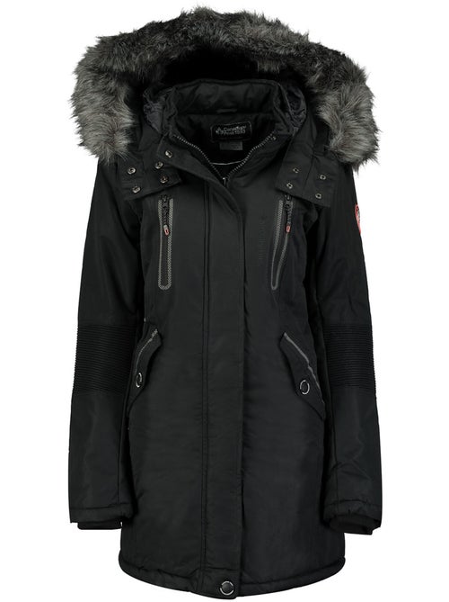Parka épaisse à capuche fausse fourrure camilly – canadian peak - Kiabi