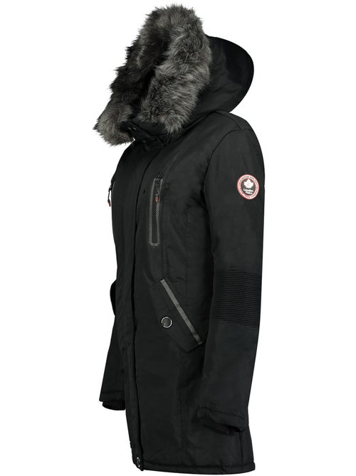 Parka épaisse à capuche fausse fourrure camilly – canadian peak - Kiabi