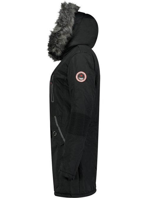 Parka épaisse à capuche fausse fourrure camilly – canadian peak - Kiabi