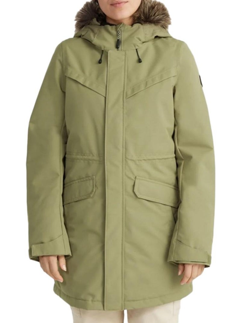 Parka femme o'neill Vert kaki clair - Kiabi