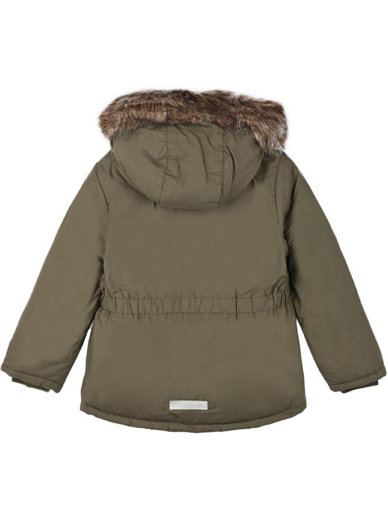 Parka Fille Name it Vert kaki clair - Kiabi