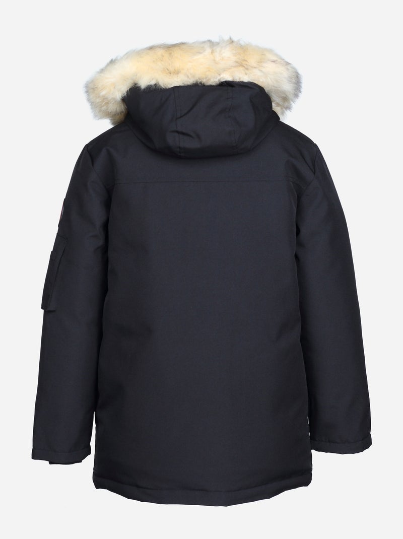 Parka Fourrure amovible - Kizco Noir - Kiabi