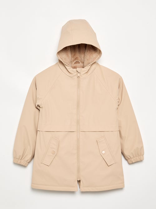 Parka gevoerd met imitatiebont - Kiabi
