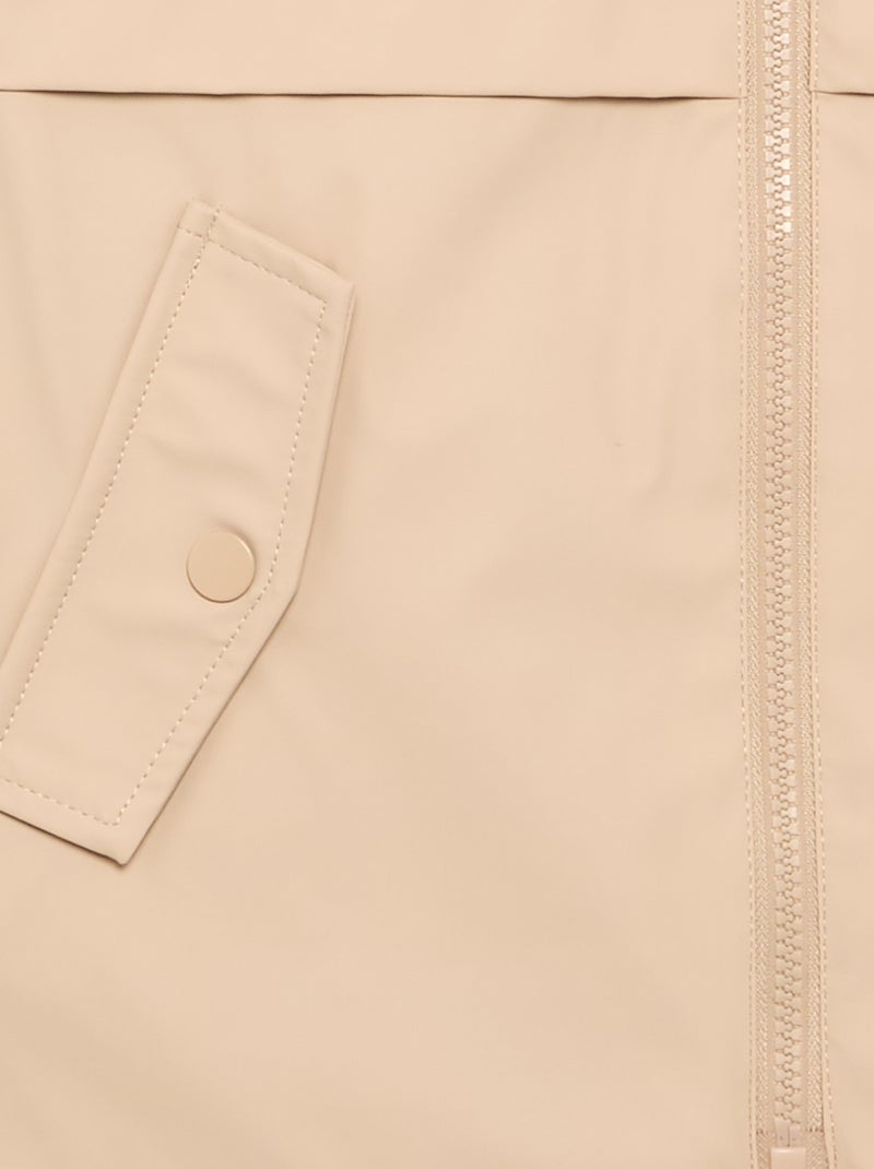 Parka gevoerd met imitatiebont Biege - Kiabi