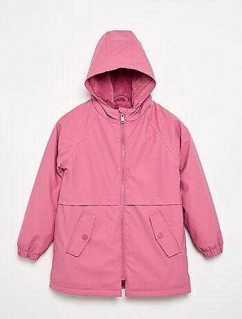Parka gevoerd met imitatiebont