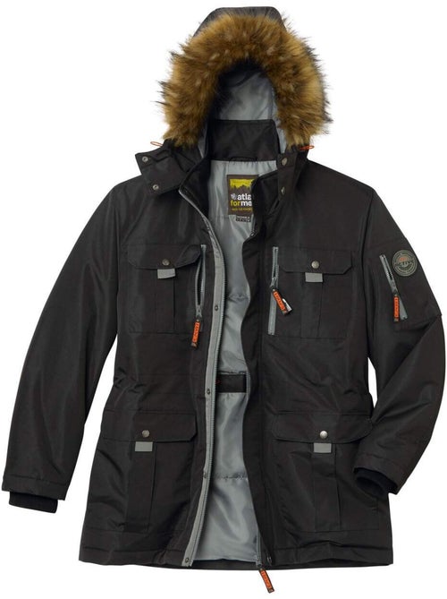 Parka grand froid à capuche  - atlas for men - Kiabi