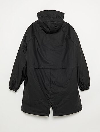 Parka gummy doublée à capuche