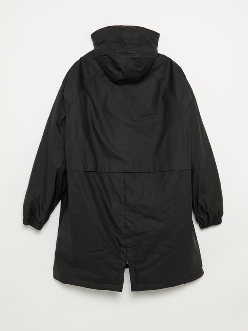 Parka gummy doublée à capuche - Kiabi Parka gummy doublée à capuche - Kiabi