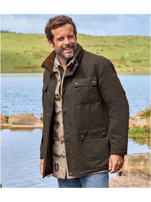 Parka huilée multipoches   - atlas for men - Kiabi
