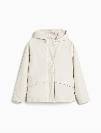 Parka imperméable avec capuche, mo fashion
