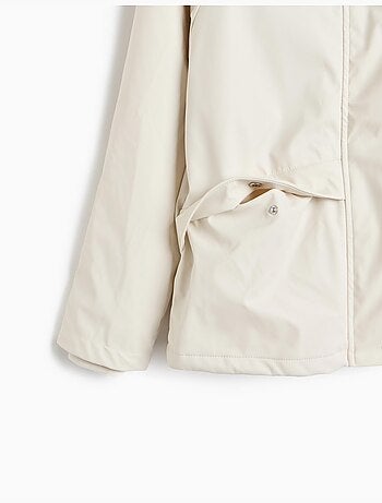 Parka imperméable avec capuche, mo fashion