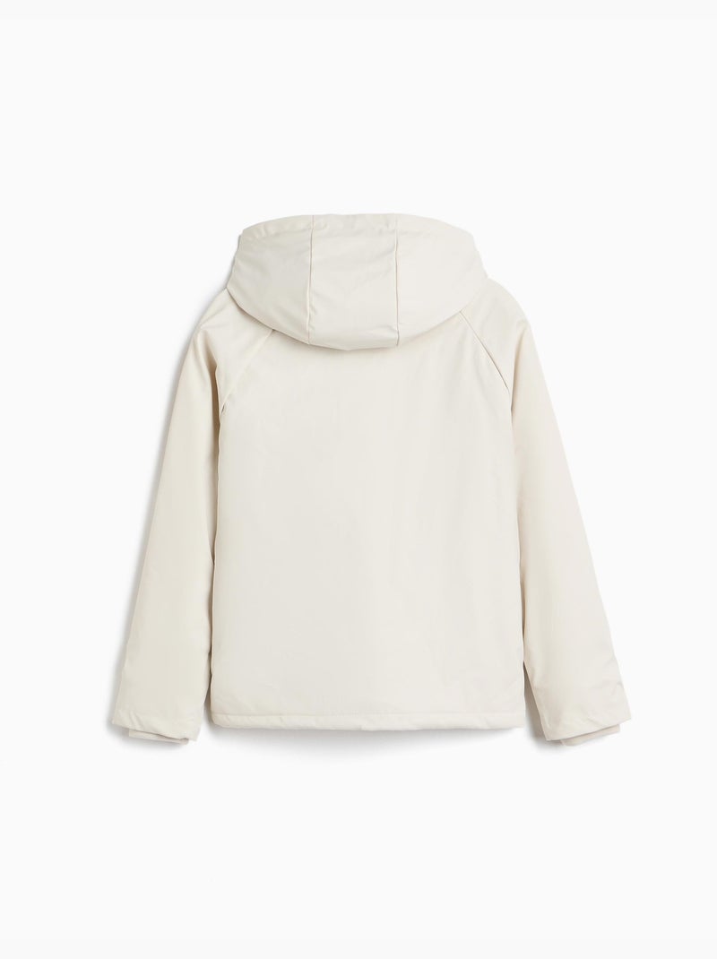 Parka imperméable avec capuche, mo fashion Gris - Kiabi