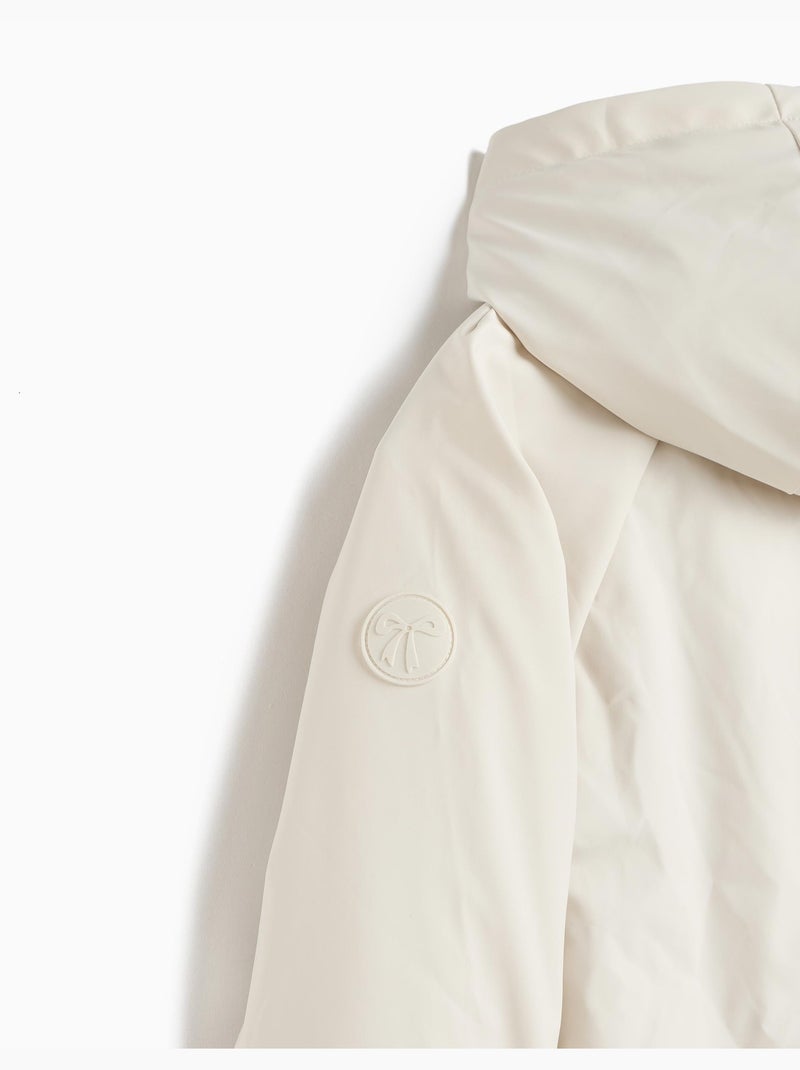 Parka imperméable avec capuche, mo fashion Gris - Kiabi