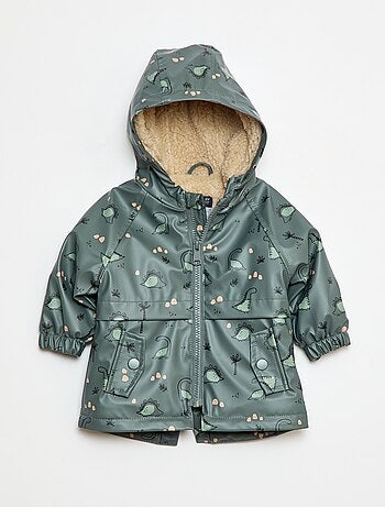Parka intérieur effet moutonné