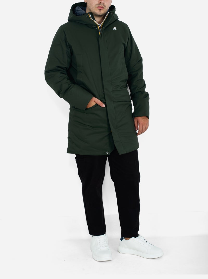 Parka Jarno Twill Marmotta - K-Way Bleu - Kiabi