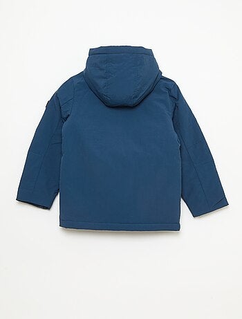 Parka légère à capuche avec 2 poches soufflées à rabat